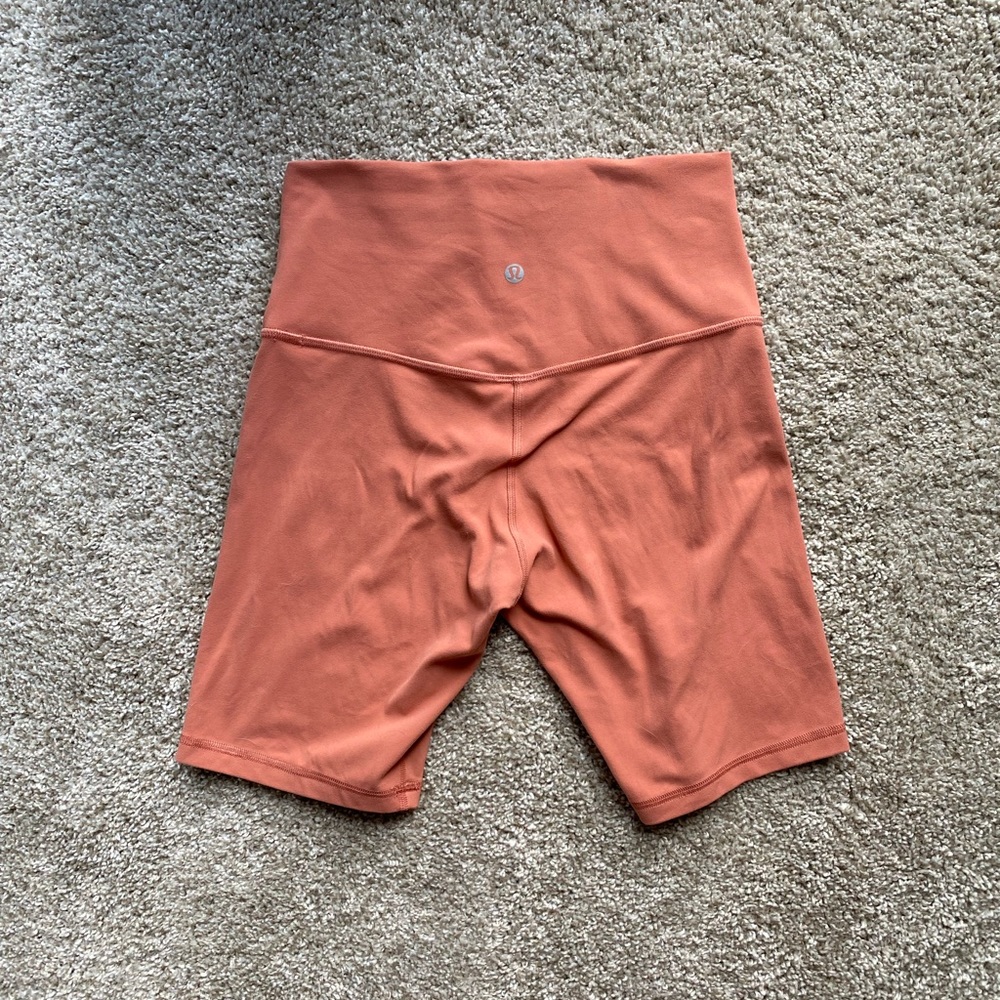 Lululemon Align Short 8” Size 6 Rustic Coral